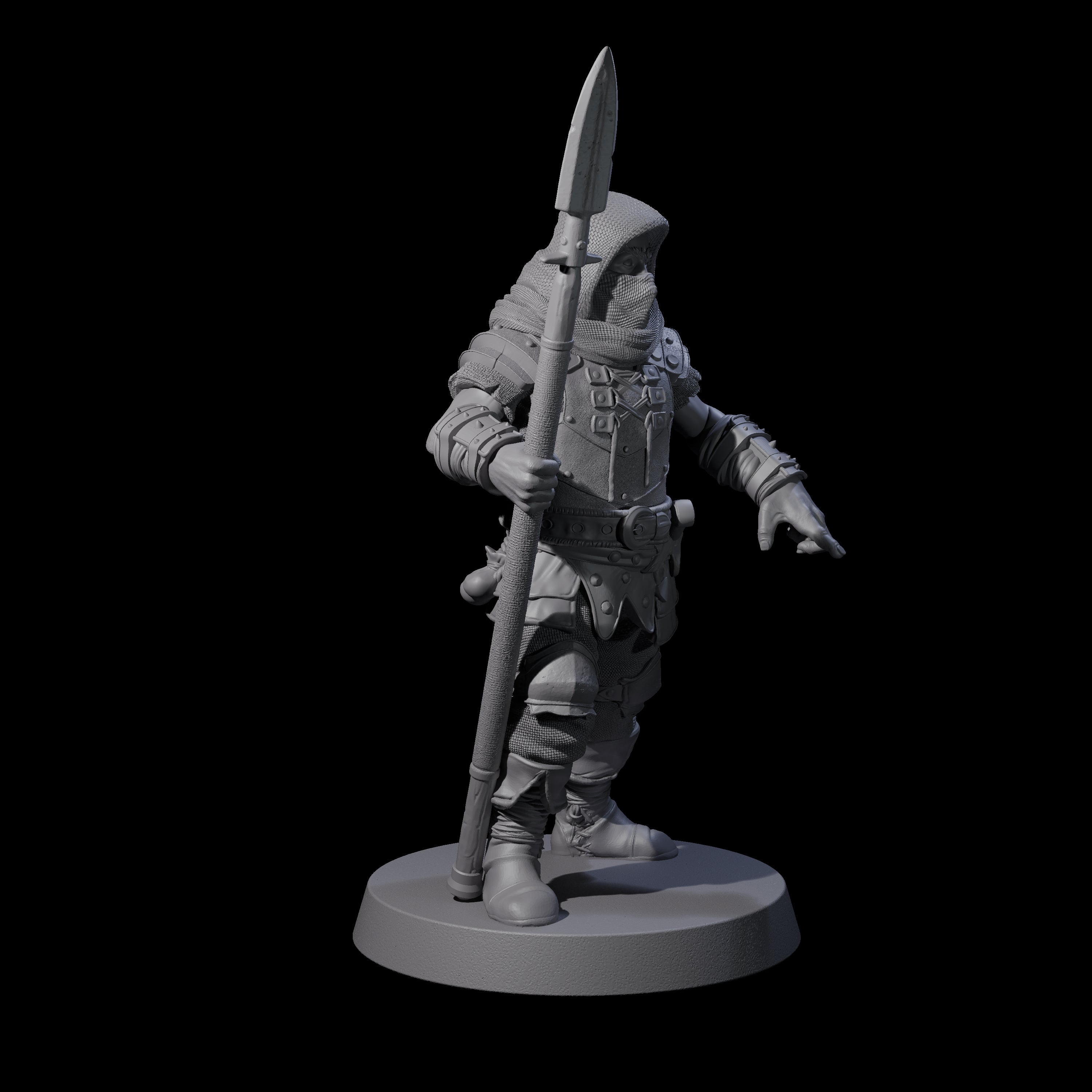 Toothy Bandit F Miniature for Dungeons and Dragons, Pathfinder or other TTRPGs