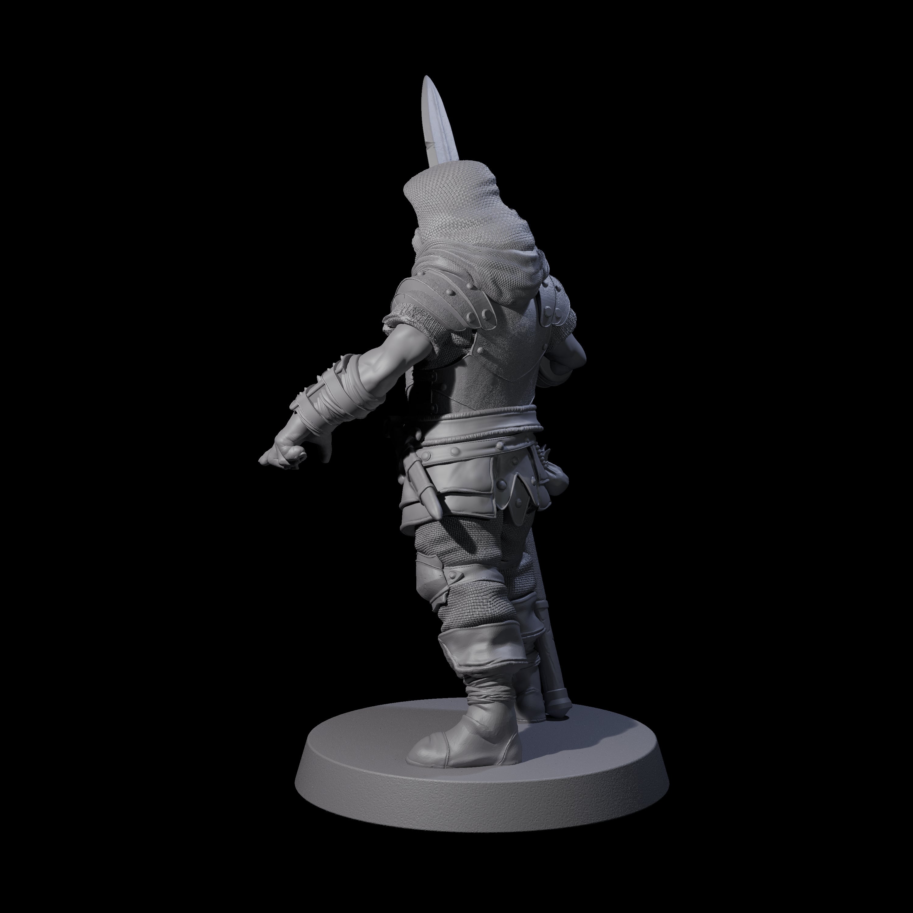 Toothy Bandit F Miniature for Dungeons and Dragons, Pathfinder or other TTRPGs