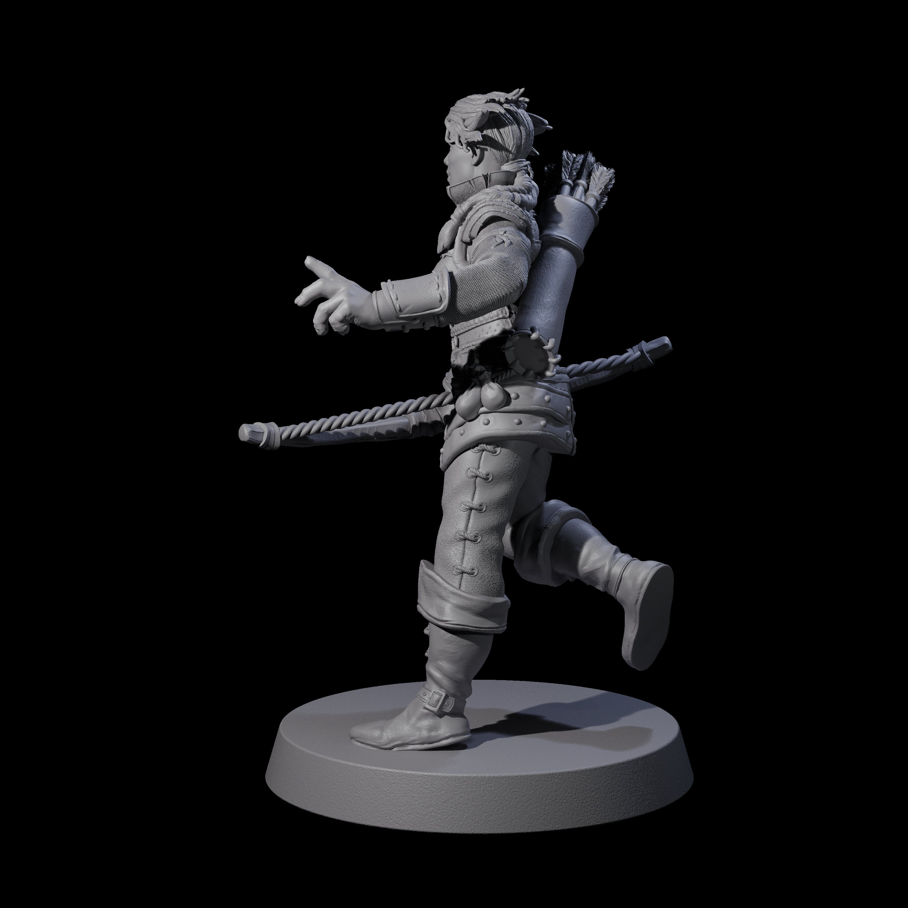 Toothy Bandit G Miniature for Dungeons and Dragons, Pathfinder or other TTRPGs