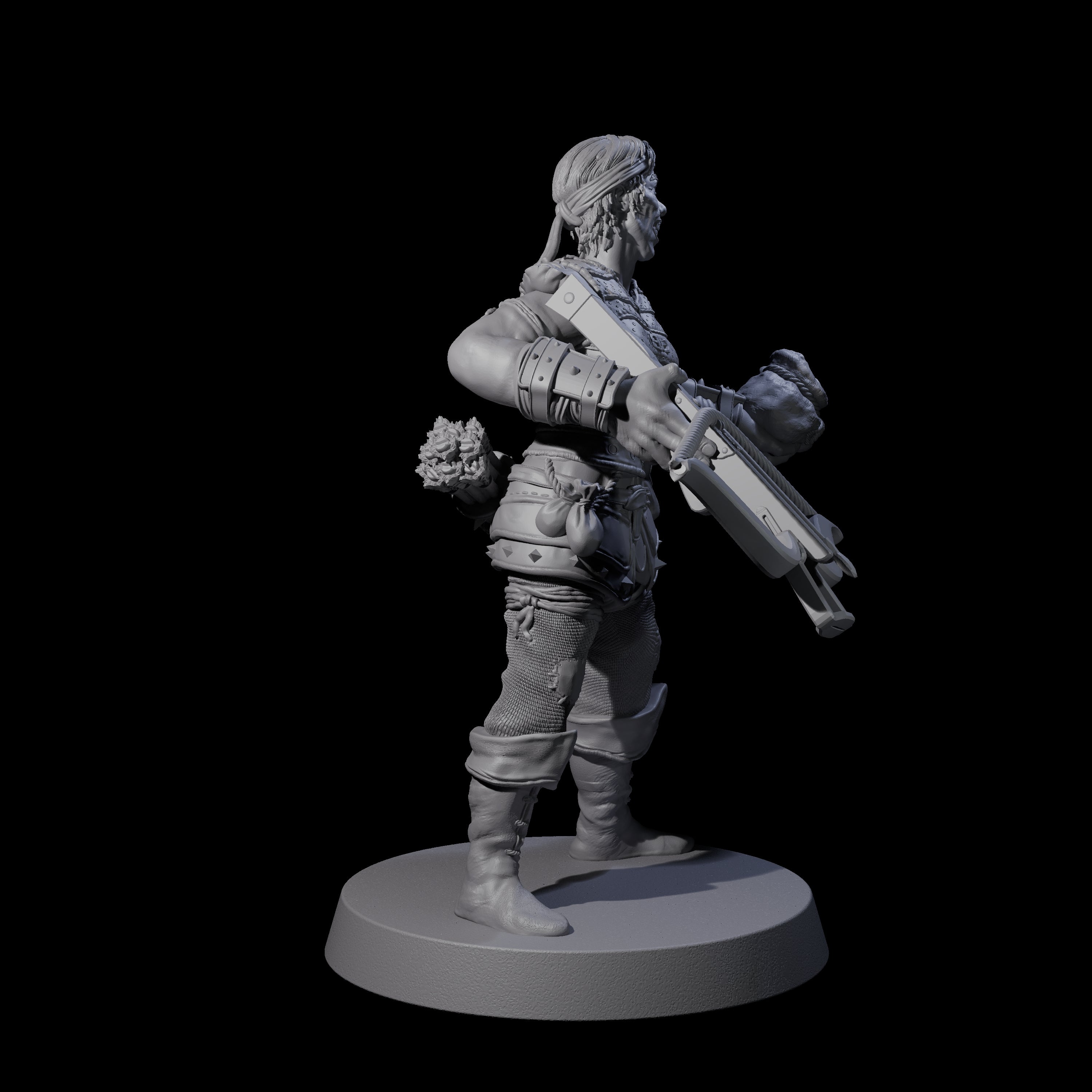 Toothy Bandit H Miniature for Dungeons and Dragons, Pathfinder or other TTRPGs