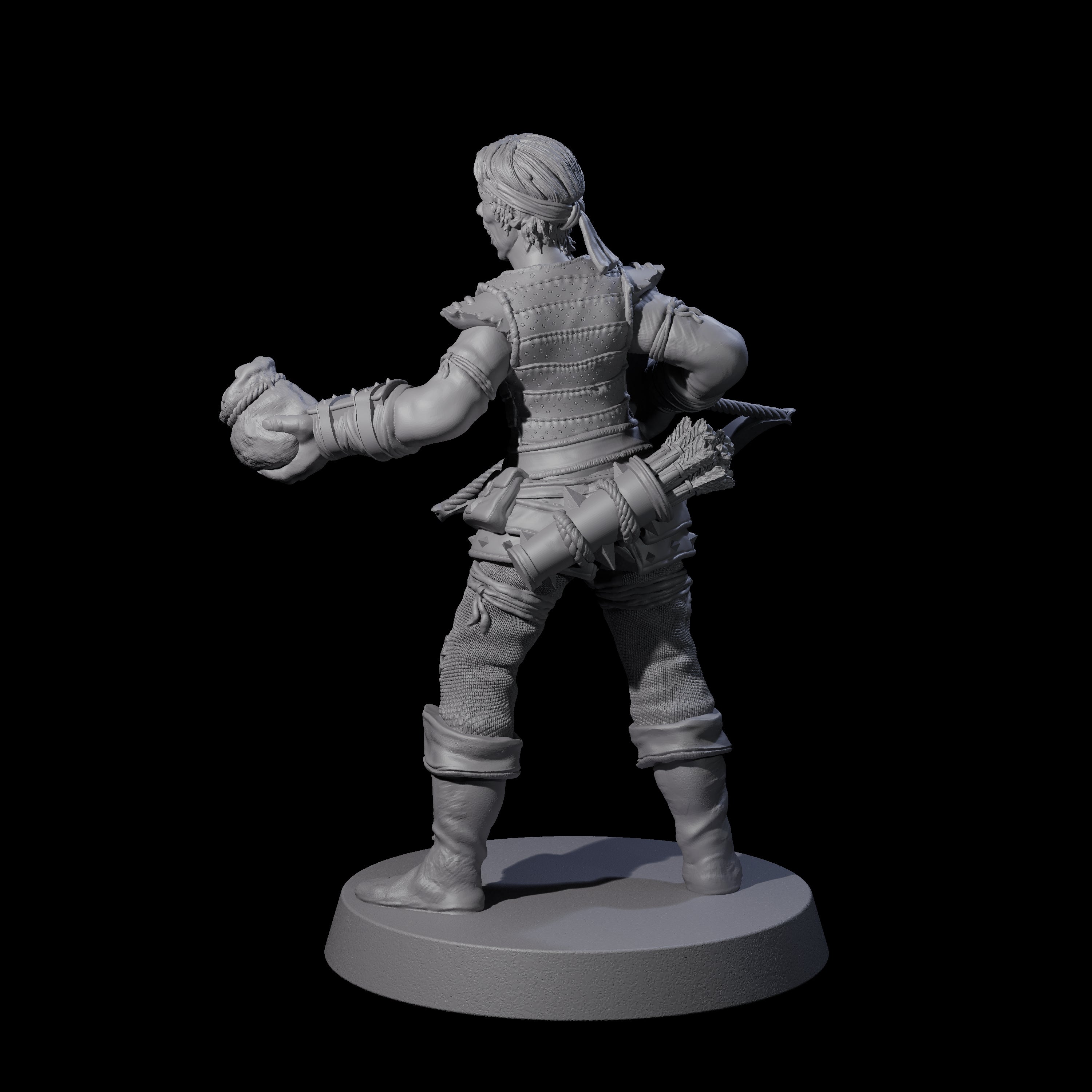 Toothy Bandit H Miniature for Dungeons and Dragons, Pathfinder or other TTRPGs