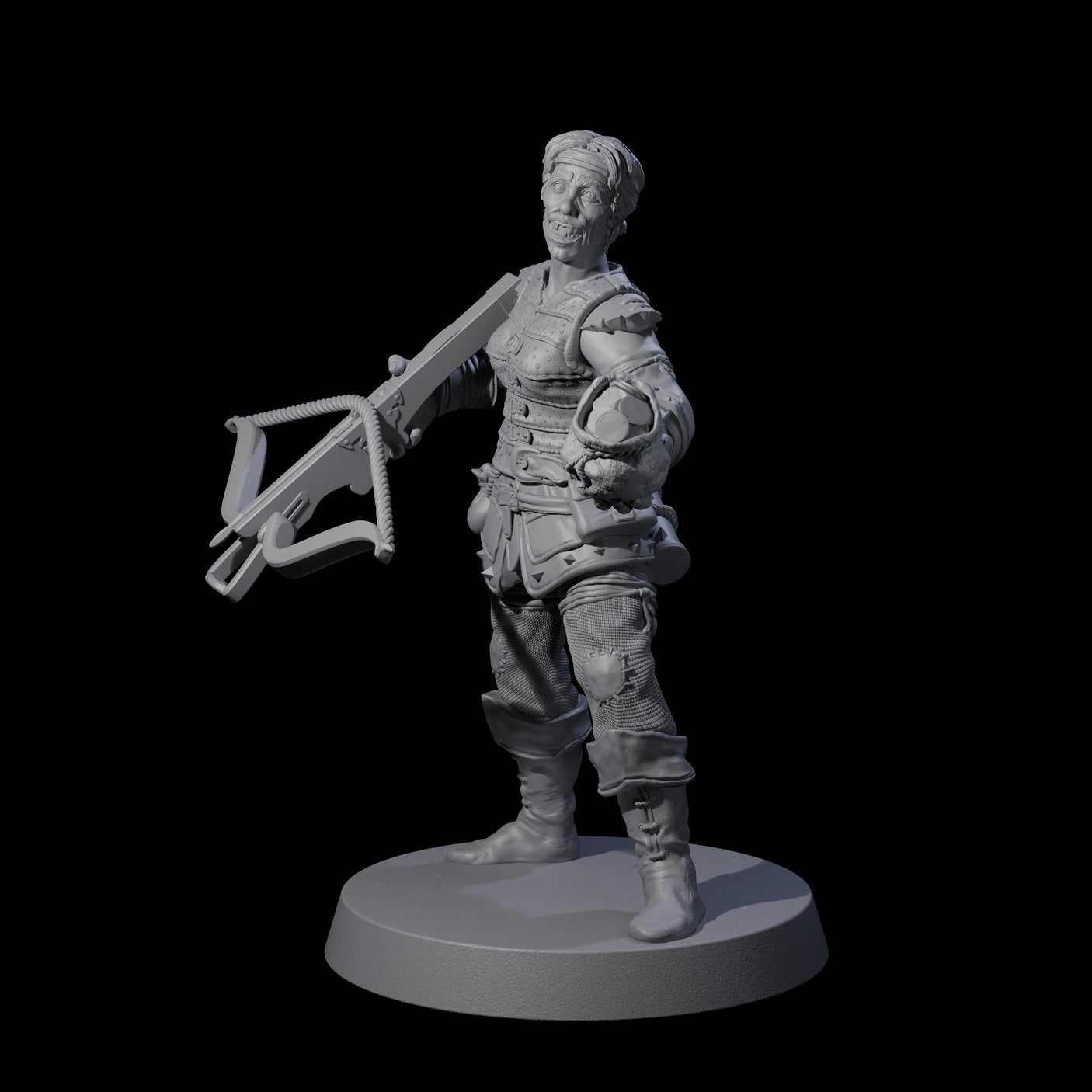 Toothy Bandit H Miniature for Dungeons and Dragons, Pathfinder or other TTRPGs