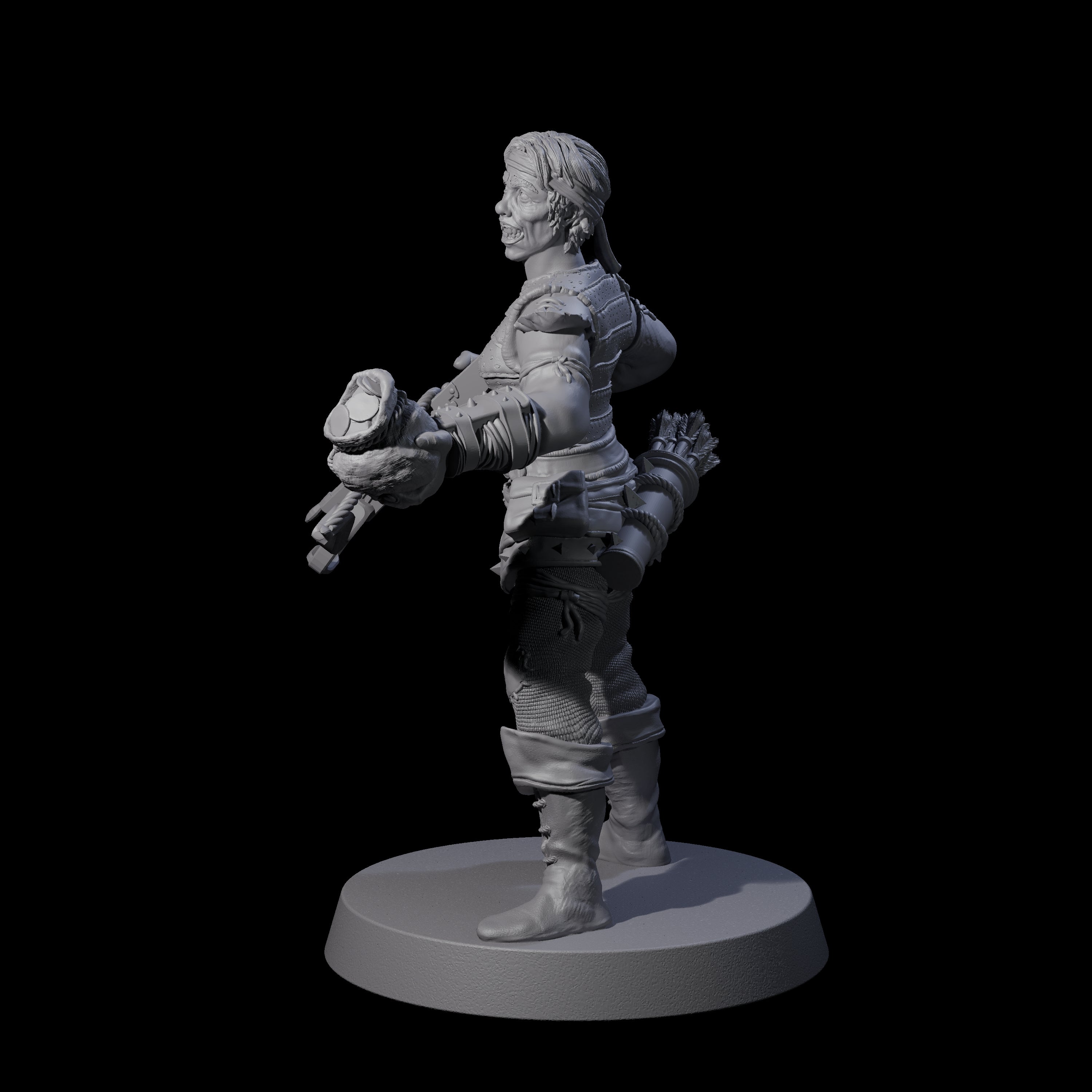 Toothy Bandit H Miniature for Dungeons and Dragons, Pathfinder or other TTRPGs