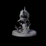 Toothy Giant Shark B Miniature for Dungeons and Dragons, Pathfinder or other TTRPGs