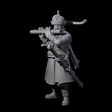 Tooting Human Crossbow Warrior Miniature for Dungeons and Dragons, Pathfinder or other TTRPGs