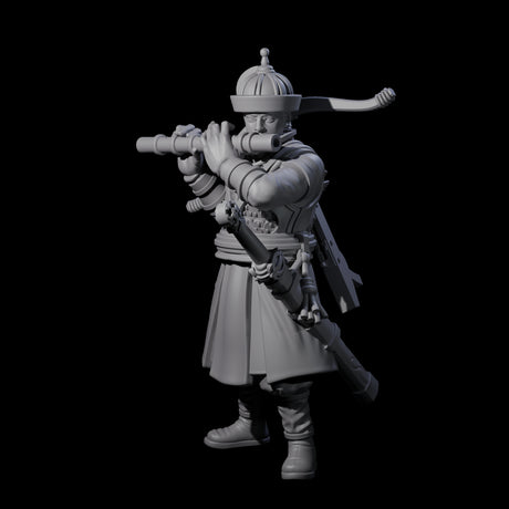 Tooting Human Crossbow Warrior Miniature for Dungeons and Dragons, Pathfinder or other TTRPGs