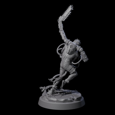 Tormented Cyborg Penitent B Miniature for Dungeons and Dragons, Pathfinder or other TTRPGs