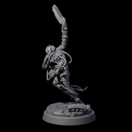 Tormented Cyborg Penitent B Miniature for Dungeons and Dragons, Pathfinder or other TTRPGs