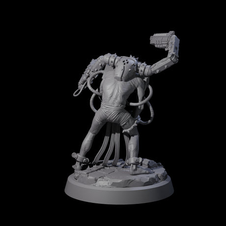 Tormented Cyborg Penitent E Miniature for Dungeons and Dragons, Pathfinder or other TTRPGs