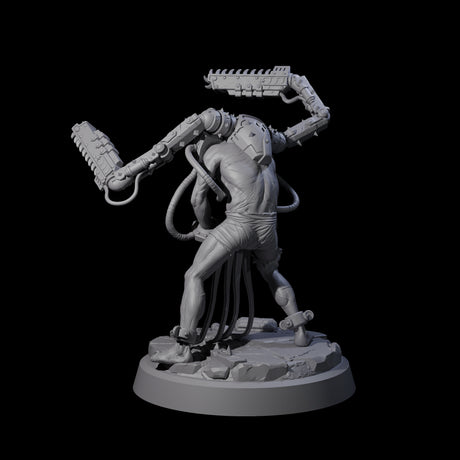 Tormented Cyborg Penitent E Miniature for Dungeons and Dragons, Pathfinder or other TTRPGs