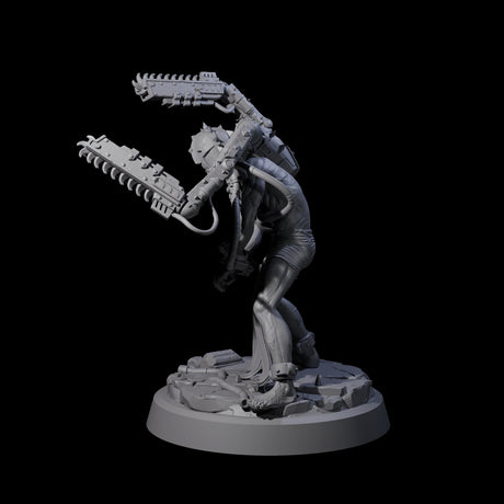 Tormented Cyborg Penitent E Miniature for Dungeons and Dragons, Pathfinder or other TTRPGs