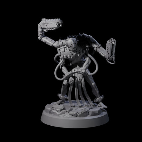 Tormented Cyborg Penitent E Miniature for Dungeons and Dragons, Pathfinder or other TTRPGs