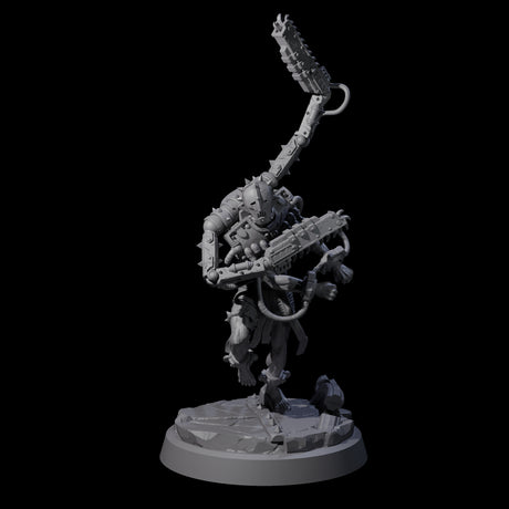 Tormented Cyborg Penitents Miniature for Dungeons and Dragons, Pathfinder or other TTRPGs