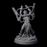 Tormented Cyborg Penitents Miniature for Dungeons and Dragons, Pathfinder or other TTRPGs