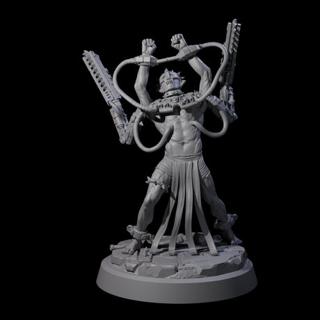 Tormented Cyborg Penitents Miniature for Dungeons and Dragons, Pathfinder or other TTRPGs