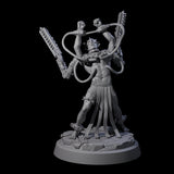 Tormented Cyborg Penitents Miniature for Dungeons and Dragons, Pathfinder or other TTRPGs