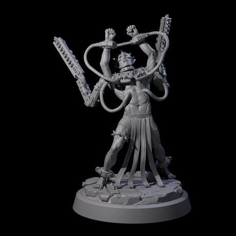 Tormented Cyborg Penitents Miniature for Dungeons and Dragons, Pathfinder or other TTRPGs