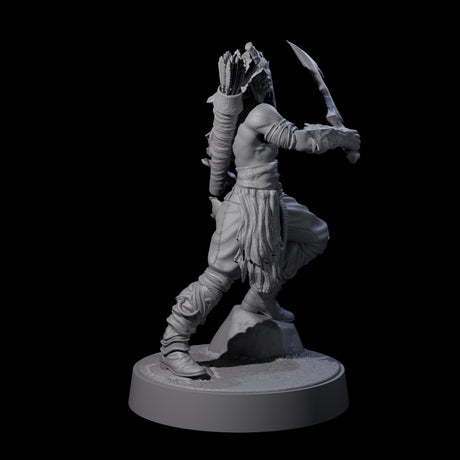 Tormented Eyeless Drow A Miniature for Dungeons and Dragons, Pathfinder or other TTRPGs