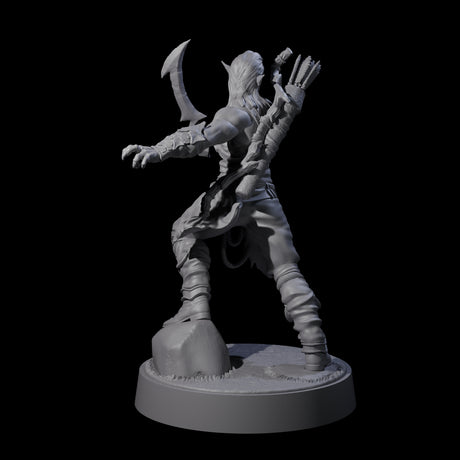 Tormented Eyeless Drow A Miniature for Dungeons and Dragons, Pathfinder or other TTRPGs