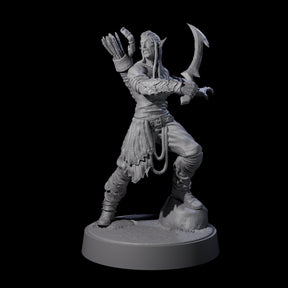 Tormented Eyeless Drow A Miniature for Dungeons and Dragons, Pathfinder or other TTRPGs