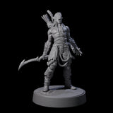Tormented Eyeless Drow C Miniature for Dungeons and Dragons, Pathfinder or other TTRPGs