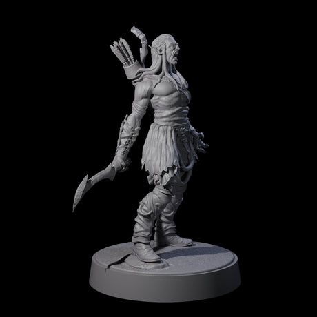 Tormented Eyeless Drow C Miniature for Dungeons and Dragons, Pathfinder or other TTRPGs