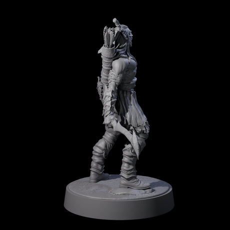 Tormented Eyeless Drow C Miniature for Dungeons and Dragons, Pathfinder or other TTRPGs