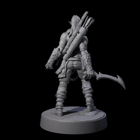 Tormented Eyeless Drow C Miniature for Dungeons and Dragons, Pathfinder or other TTRPGs
