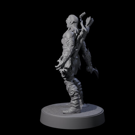 Tormented Eyeless Drow C Miniature for Dungeons and Dragons, Pathfinder or other TTRPGs