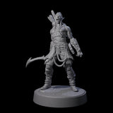 Tormented Eyeless Drow C Miniature for Dungeons and Dragons, Pathfinder or other TTRPGs