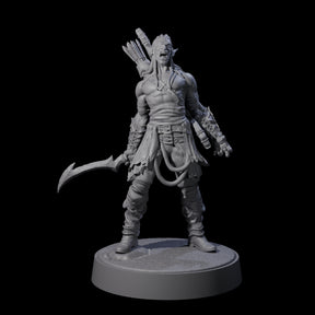 Tormented Eyeless Drow C Miniature for Dungeons and Dragons, Pathfinder or other TTRPGs