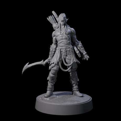 Tormented Eyeless Drow C Miniature for Dungeons and Dragons, Pathfinder or other TTRPGs