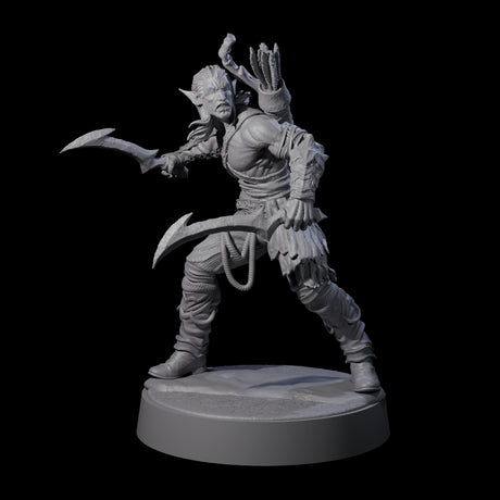 Tormented Eyeless Drow D Miniature for Dungeons and Dragons, Pathfinder or other TTRPGs