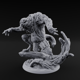 Tormented Werewolf Brute Miniature for Dungeons and Dragons, Pathfinder or other TTRPGs