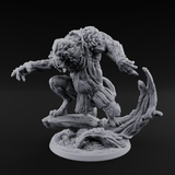 Tormented Werewolf Brute Miniature for Dungeons and Dragons, Pathfinder or other TTRPGs