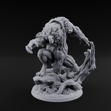 Tormented Werewolf Brute Miniature for Dungeons and Dragons, Pathfinder or other TTRPGs
