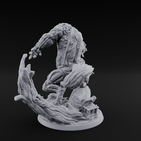 Tormented Werewolf Brute Miniature for Dungeons and Dragons, Pathfinder or other TTRPGs