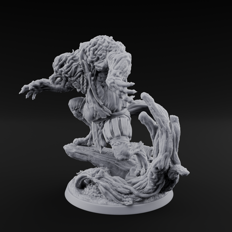 Tormented Werewolf Brute Miniature for Dungeons and Dragons, Pathfinder or other TTRPGs