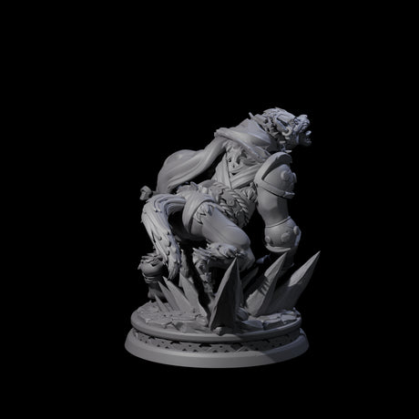 Tortured Gnoll Rager Miniature for Dungeons and Dragons, Pathfinder or other TTRPGs