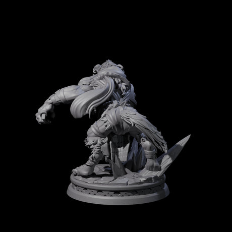 Tortured Gnoll Rager Miniature for Dungeons and Dragons, Pathfinder or other TTRPGs