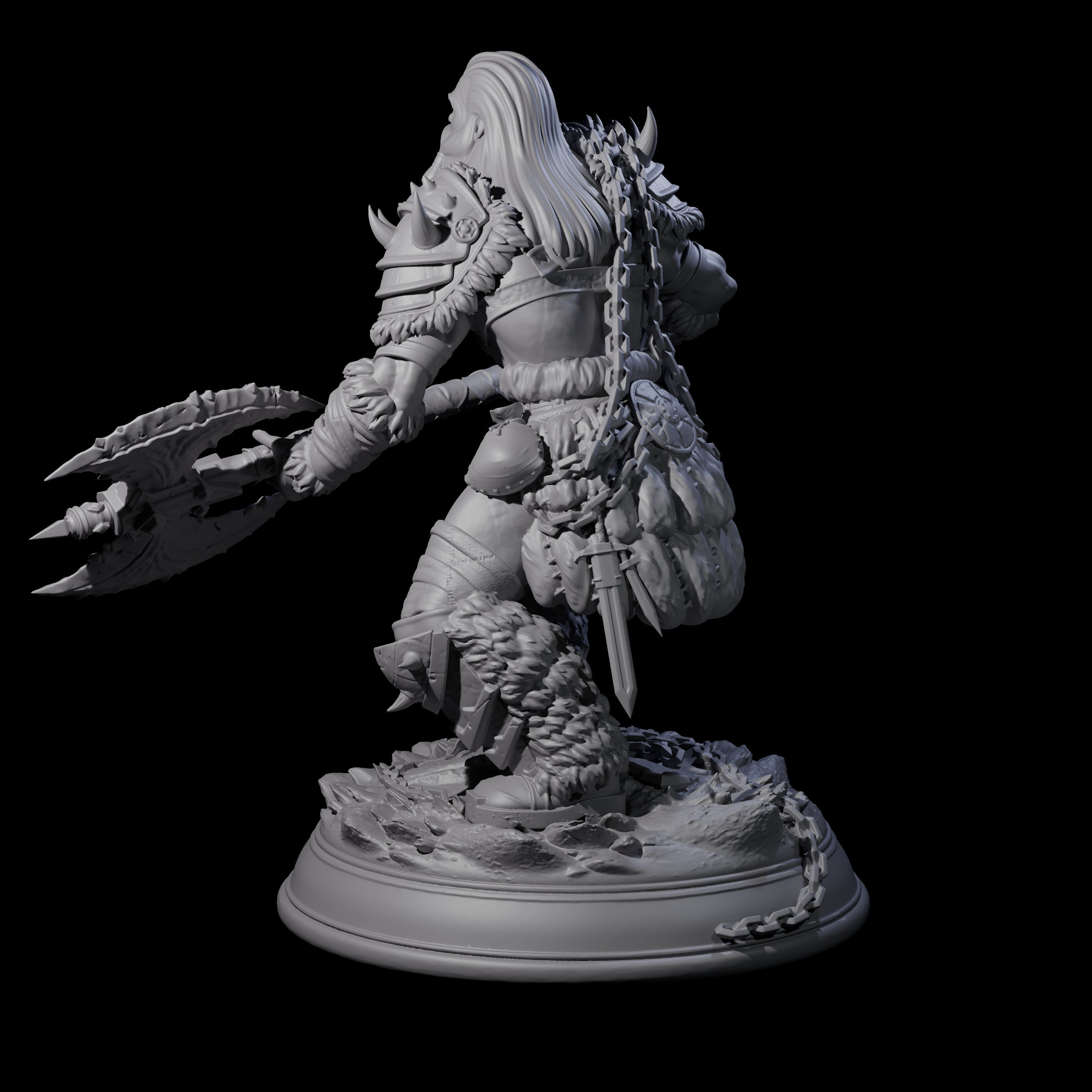 Towering Frost Giant A Miniature for Dungeons and Dragons, Pathfinder or other TTRPGs