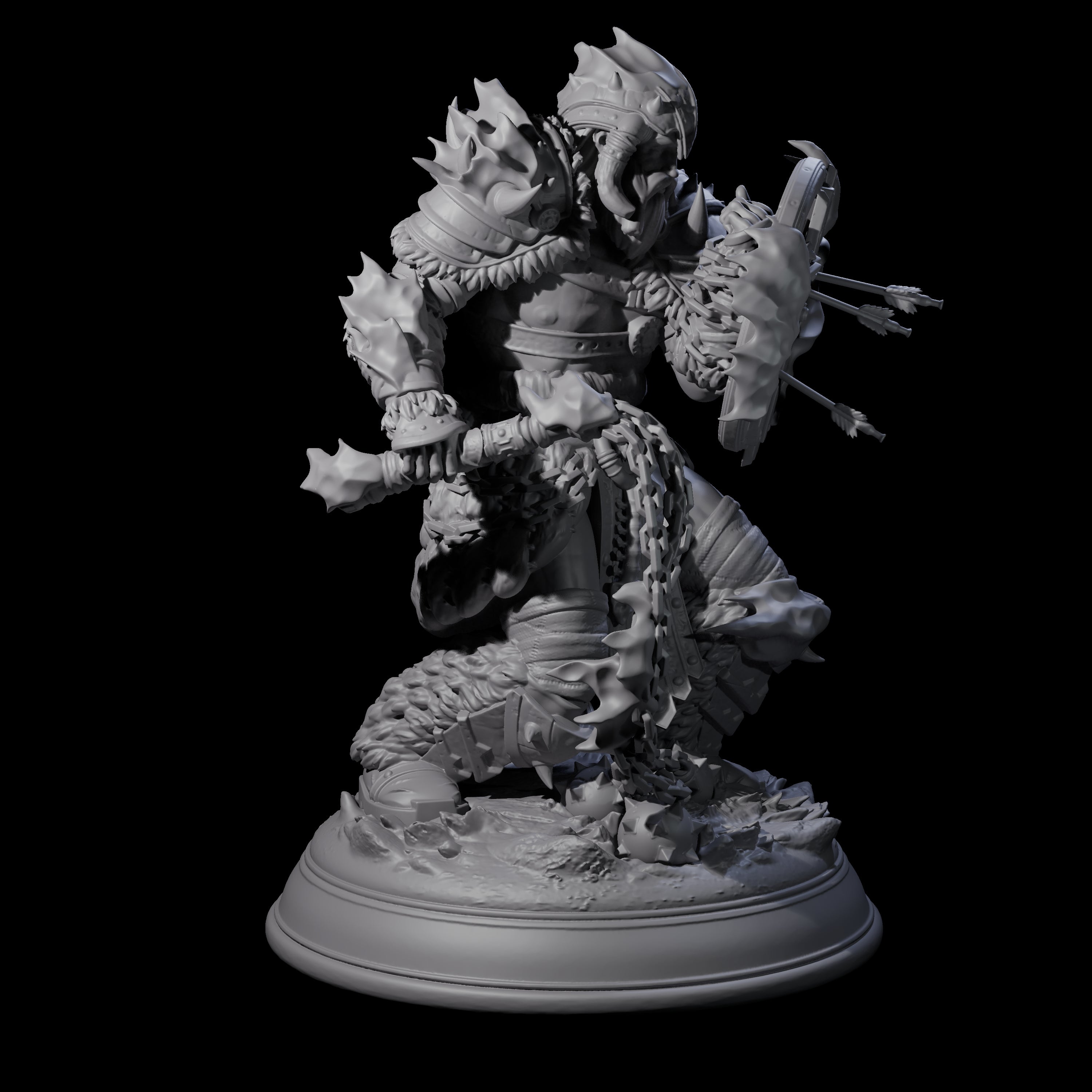 Towering Frost Giant B Miniature for Dungeons and Dragons, Pathfinder or other TTRPGs