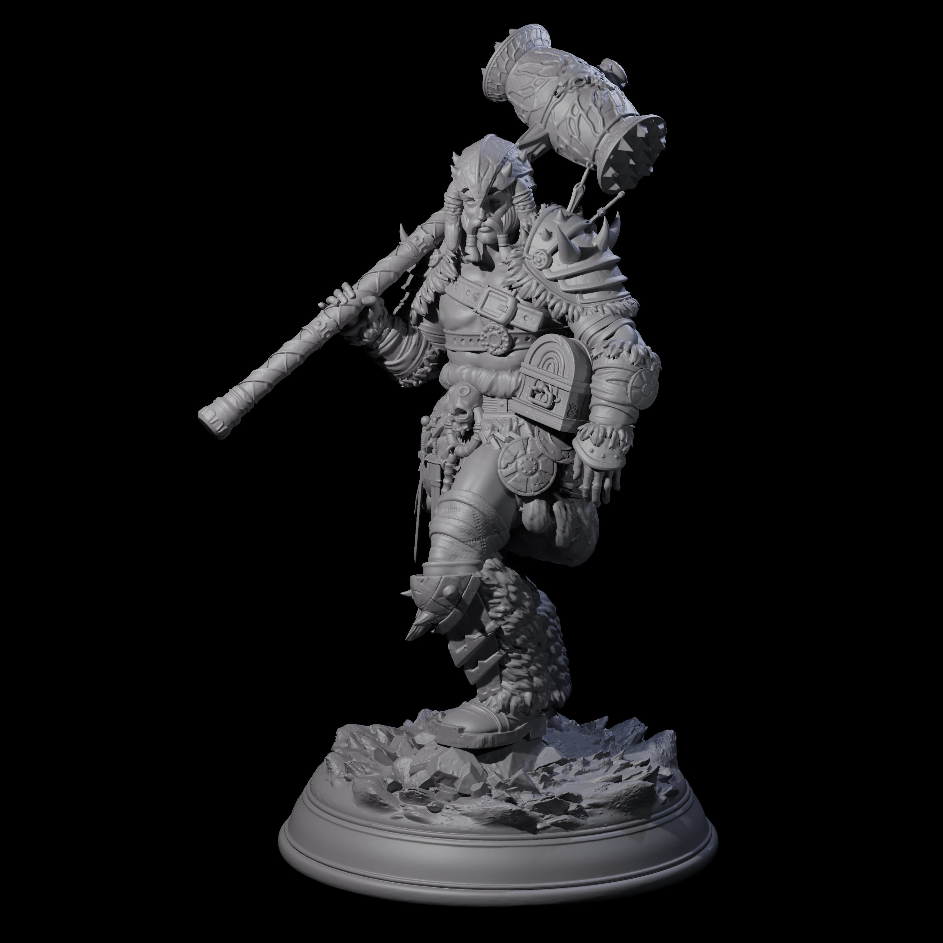 Towering Frost Giant C Miniature for Dungeons and Dragons, Pathfinder or other TTRPGs