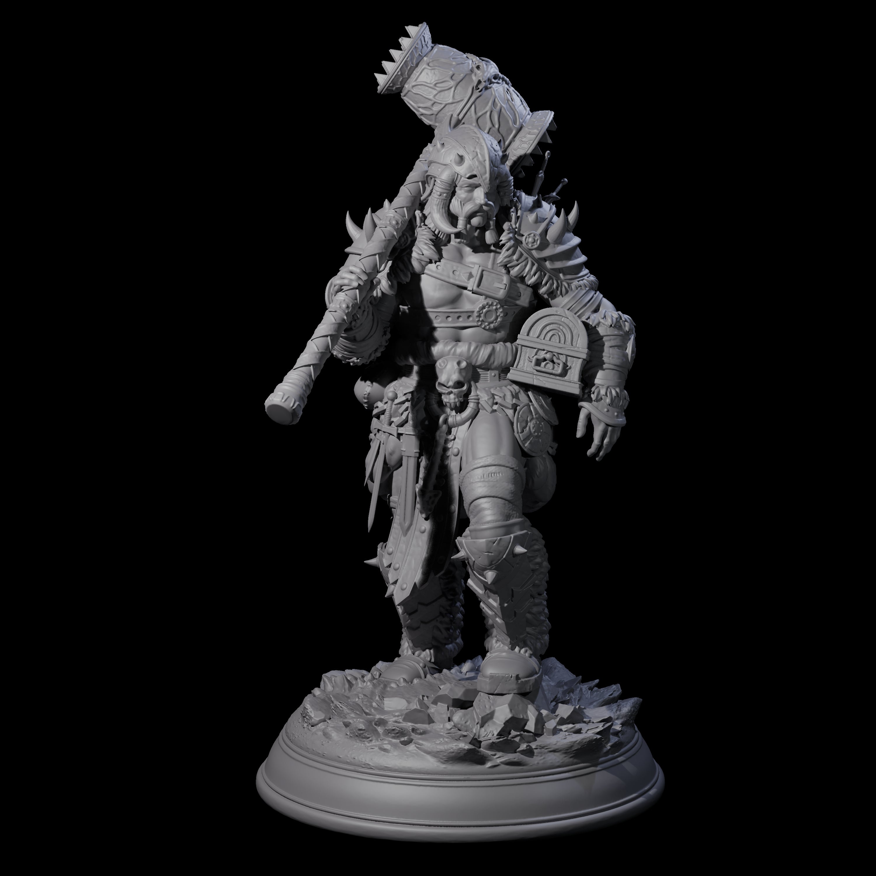 Towering Frost Giant C Miniature for Dungeons and Dragons, Pathfinder or other TTRPGs