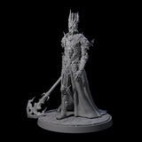 Towering Graveknight A Miniature for Dungeons and Dragons, Pathfinder or other TTRPGs