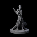 Towering Graveknight B Miniature for Dungeons and Dragons, Pathfinder or other TTRPGs