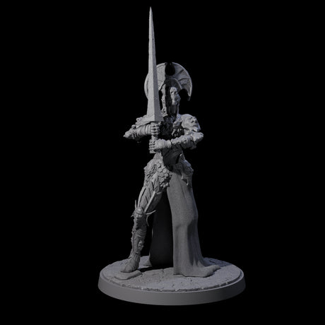 Towering Graveknight C Miniature for Dungeons and Dragons, Pathfinder or other TTRPGs