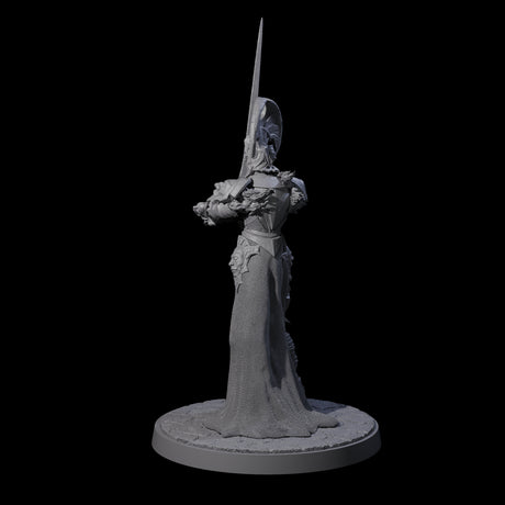 Towering Graveknight C Miniature for Dungeons and Dragons, Pathfinder or other TTRPGs