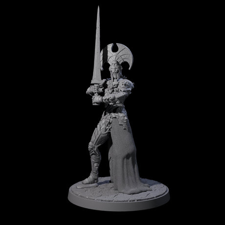 Towering Graveknight C Miniature for Dungeons and Dragons, Pathfinder or other TTRPGs