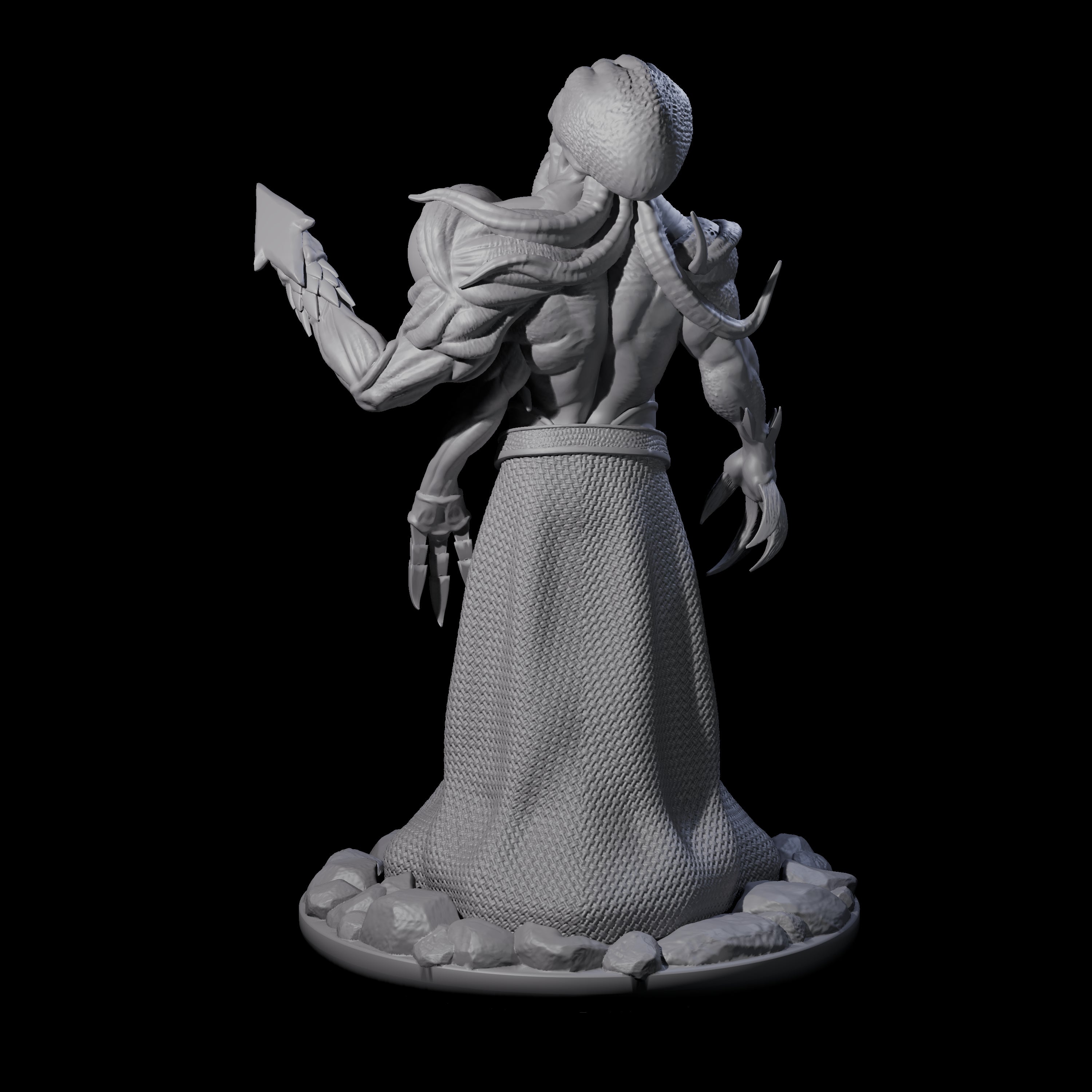 Towering Mind Flayer Miniature for Dungeons and Dragons, Pathfinder or other TTRPGs